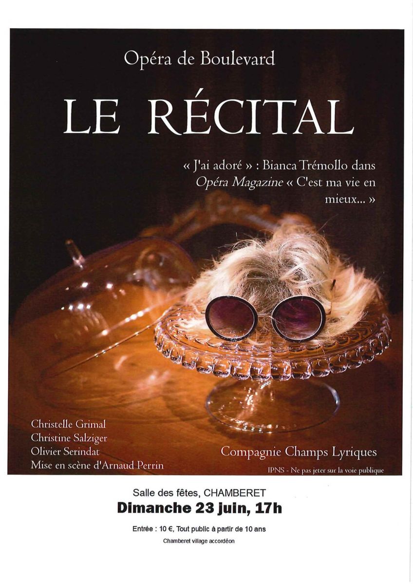 Spectacle musical Le Récital