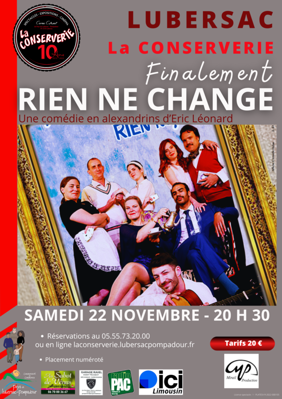 La Conserverie : soirée théâtre : Finalement r ...