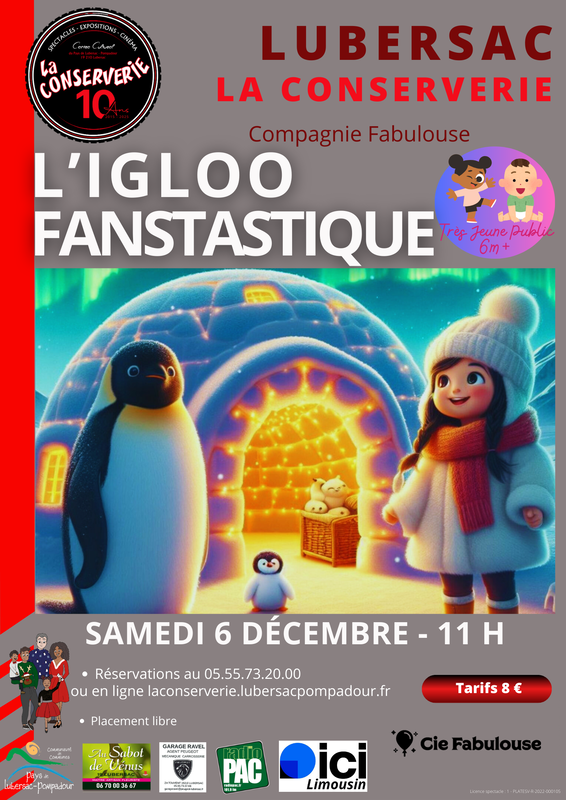 La Conserverie : L'igloo fantastique (spectacl ...