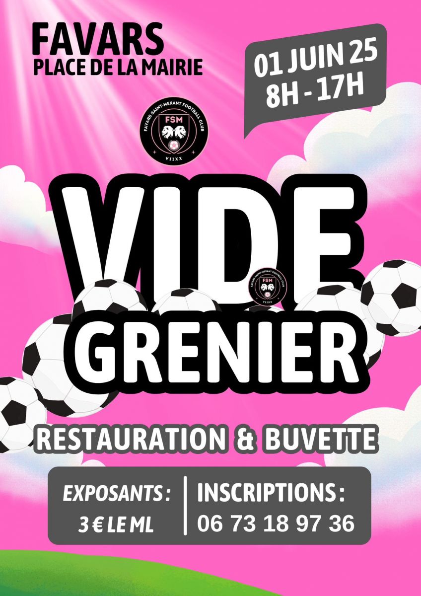 VIDE GRENIER DU FSMFC