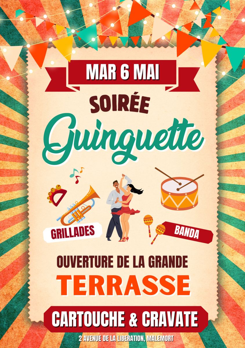 Soirée Guinguette à Cartouche & Cravate