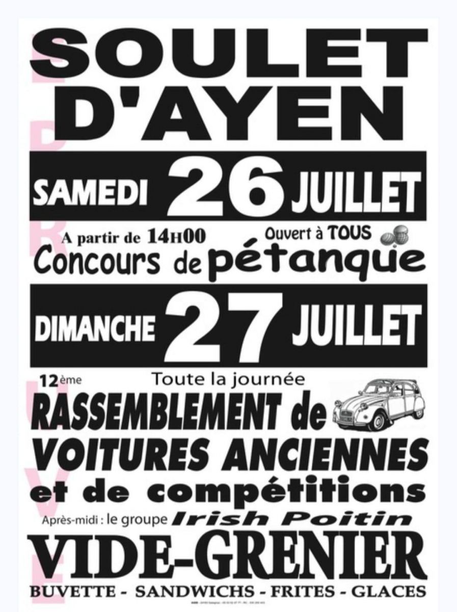 Vide grenier à Ayen