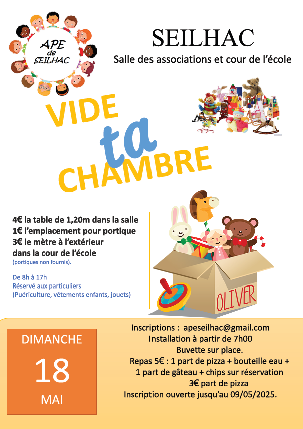 Vide ta chambre