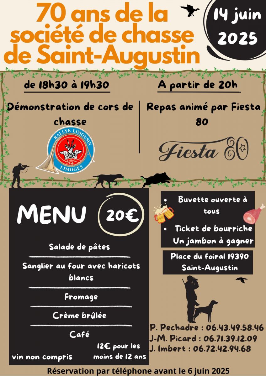 70 ans de la sociétè de chasse