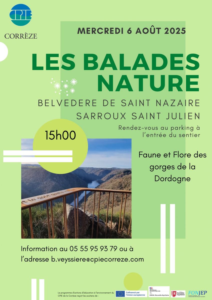 Faune et flore des Gorges de la Dordogne