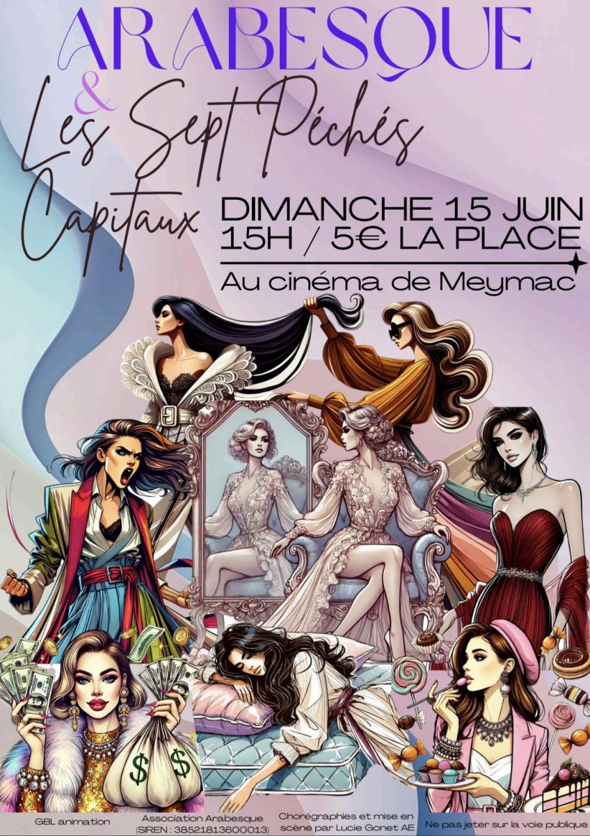 Arabesque les sept péchés capitaux