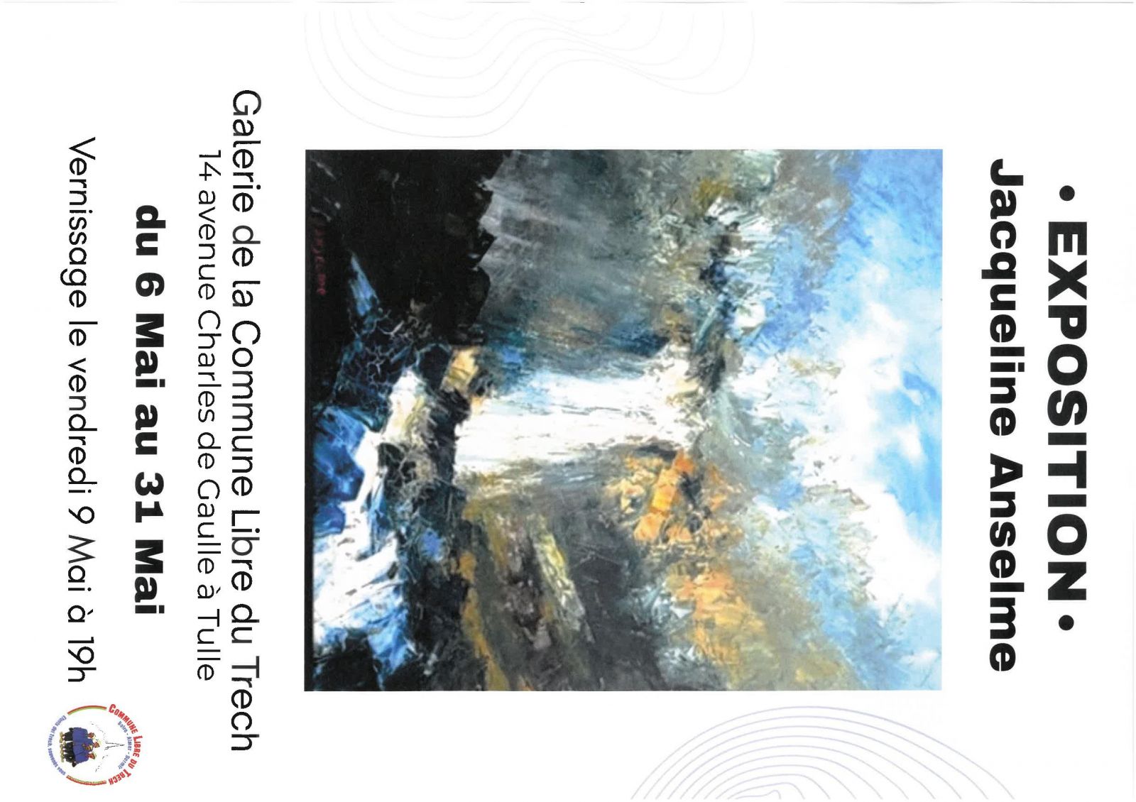 Galerie du Trech Exposition : Jacqueline Anselme