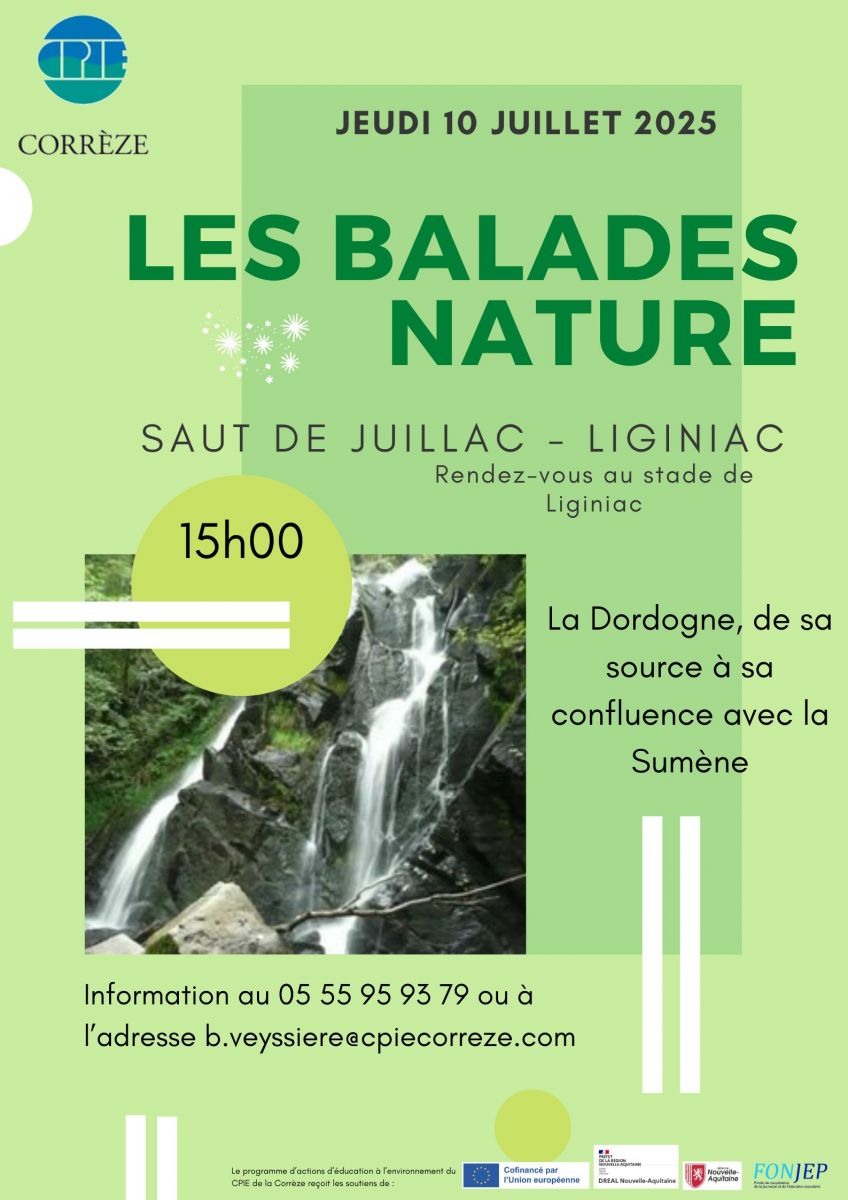Saut de Juillac - La Dordogne, de sa source à  ...