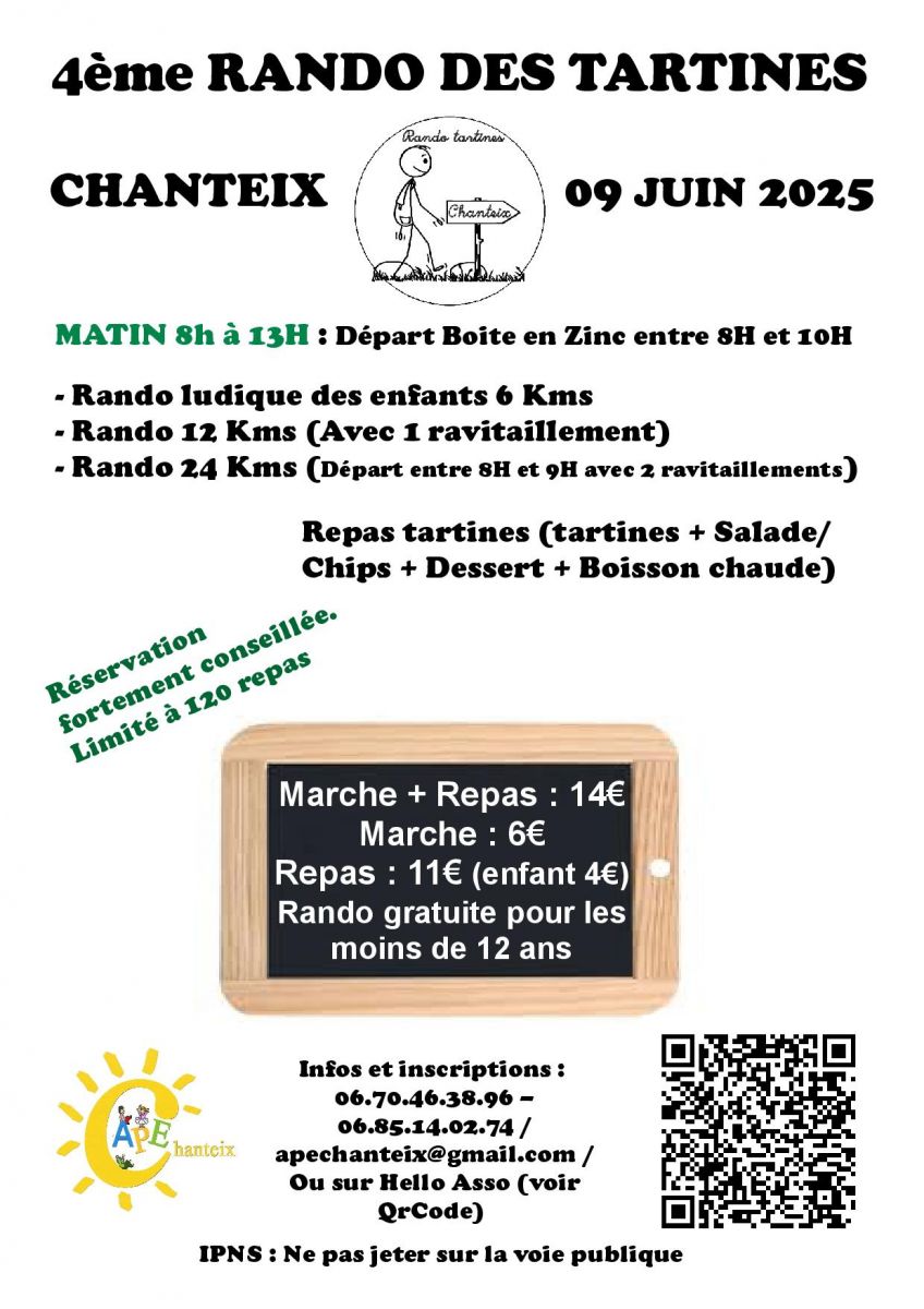 Randonnée des tartines