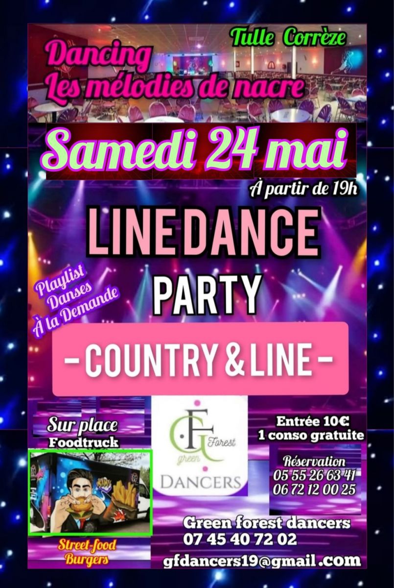 Les mélodies de Nacre : Line Danse Party