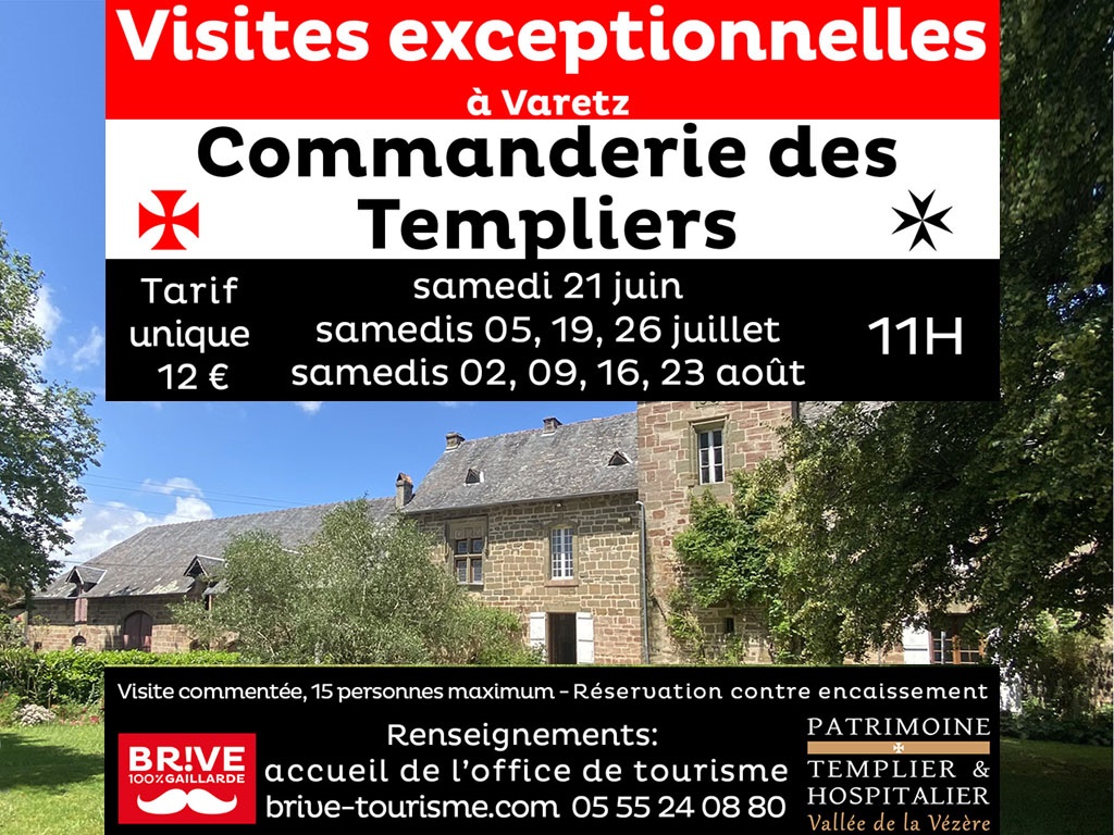 Visite de la commanderie des templiers de Varetz
