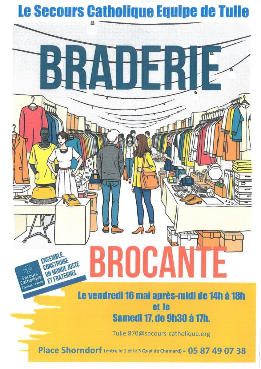Braderie du secours catholique