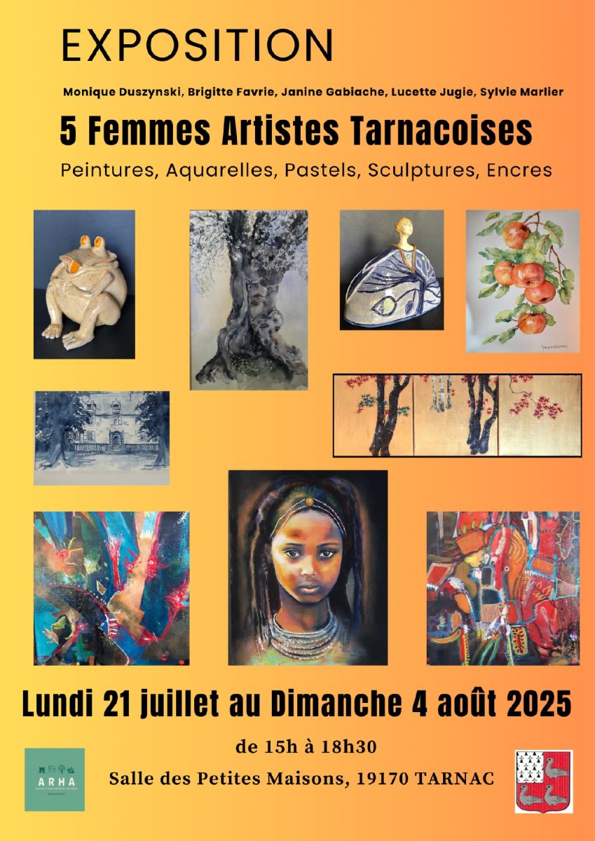 Exposition de 5 Femmes Artistes Tarnacoises