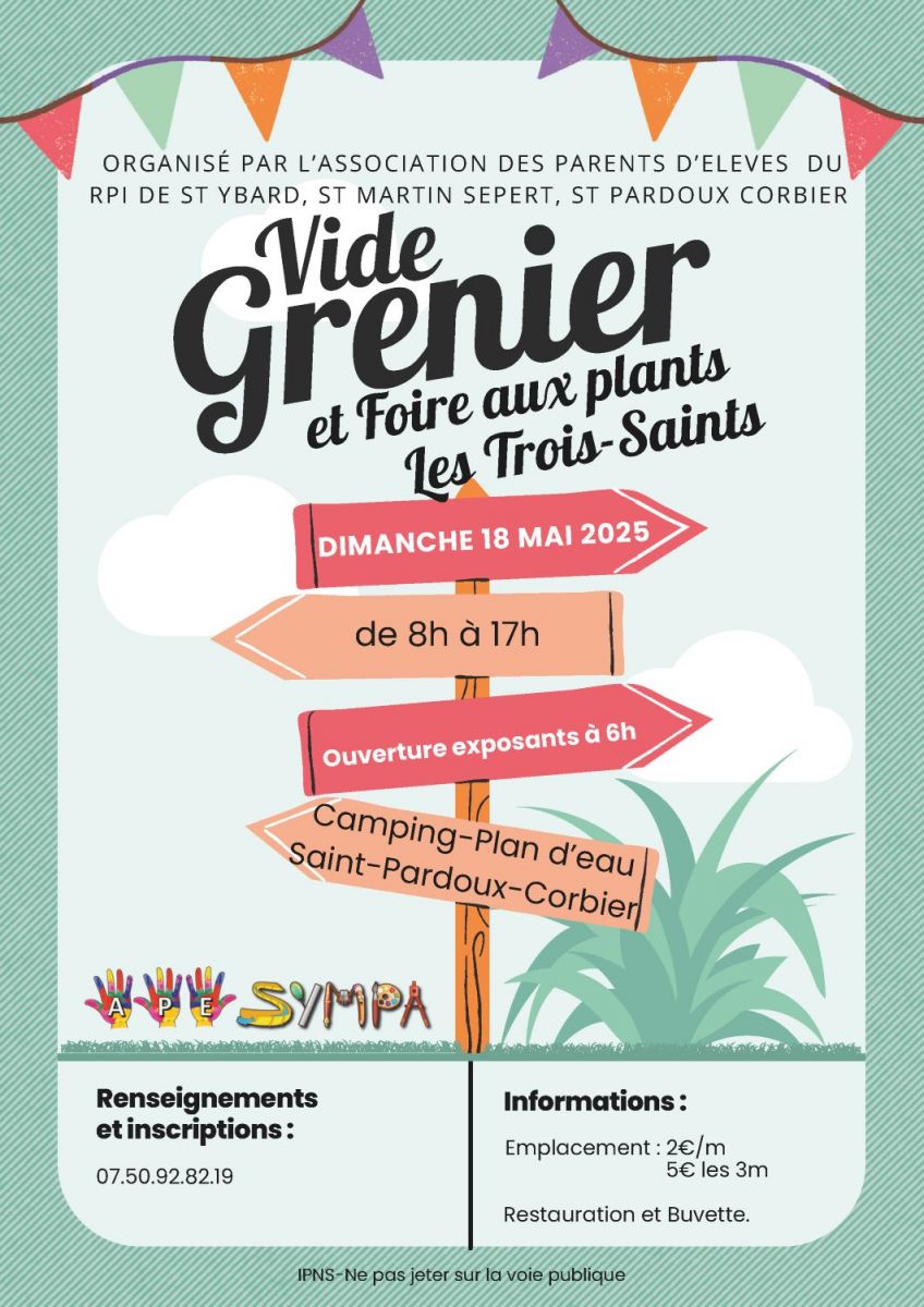 Vide grenier et Foire aux plants