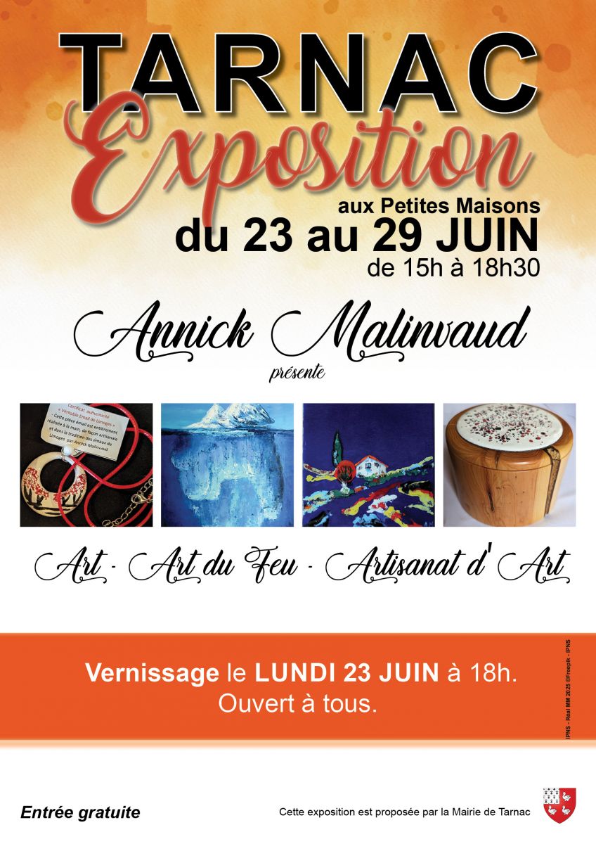 Exposition d'Annick MALINVAUD