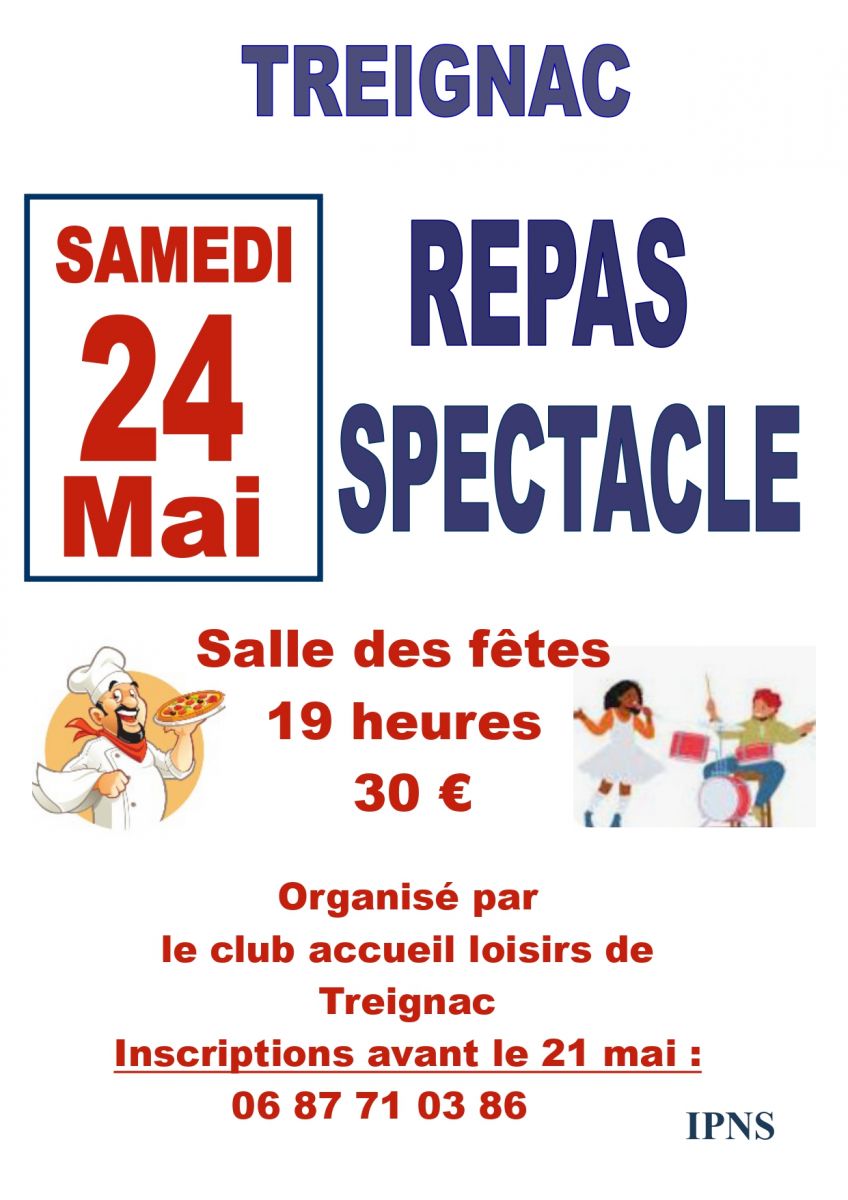 Repas Spectacle du Club Accueil Loisirs