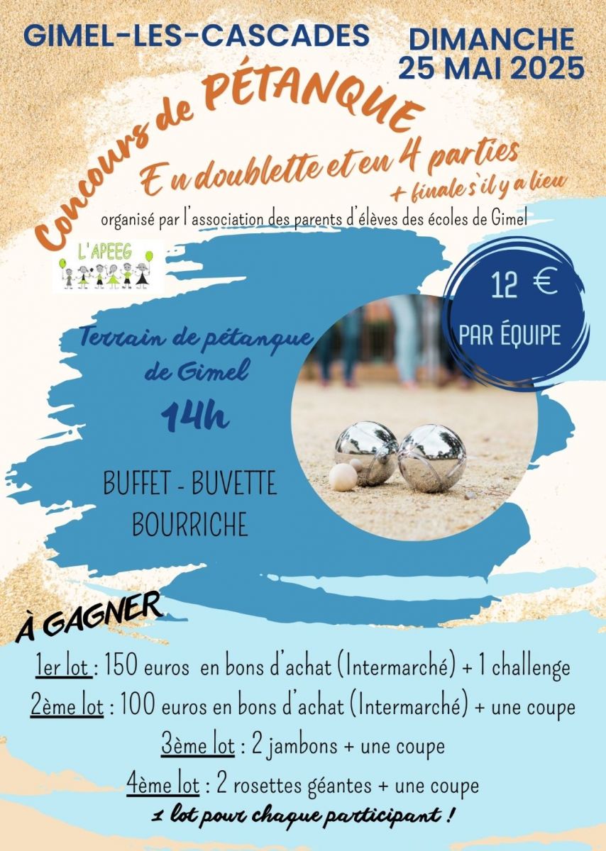 Concours de pétanque