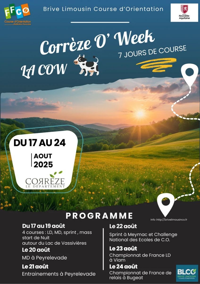 Corrèze O'Week Championnat de France d'orienta ...
