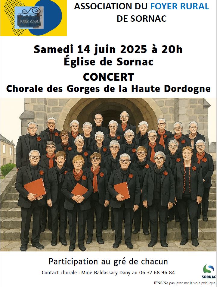 Concert Chorale des Gorges de la Haute-Dordogne