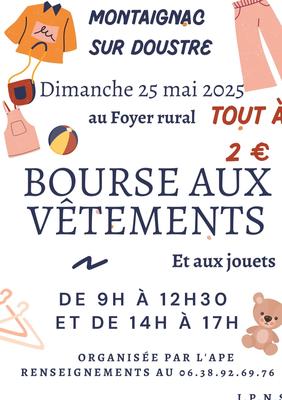Bourse aux vêtements et aux jouets