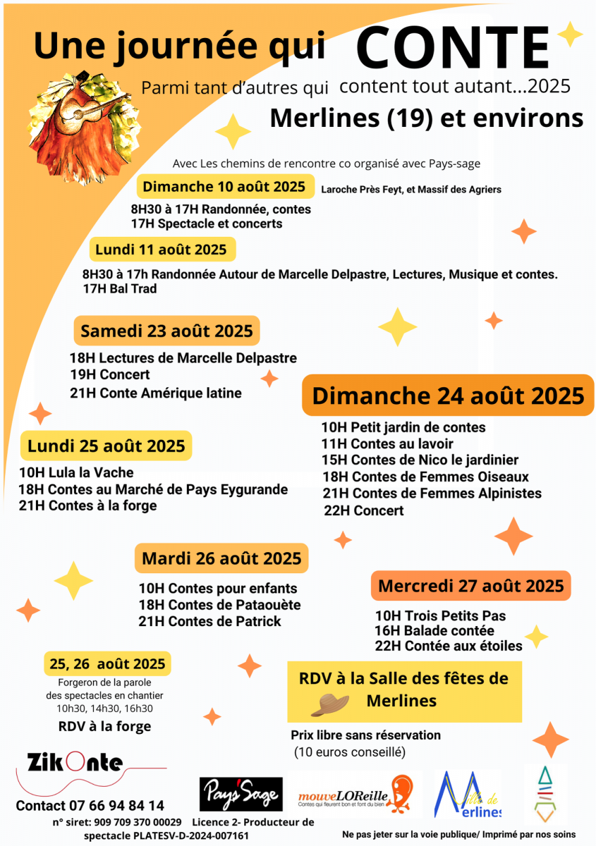 Une Journée qui Conte parmi tant d'autres qui  ...