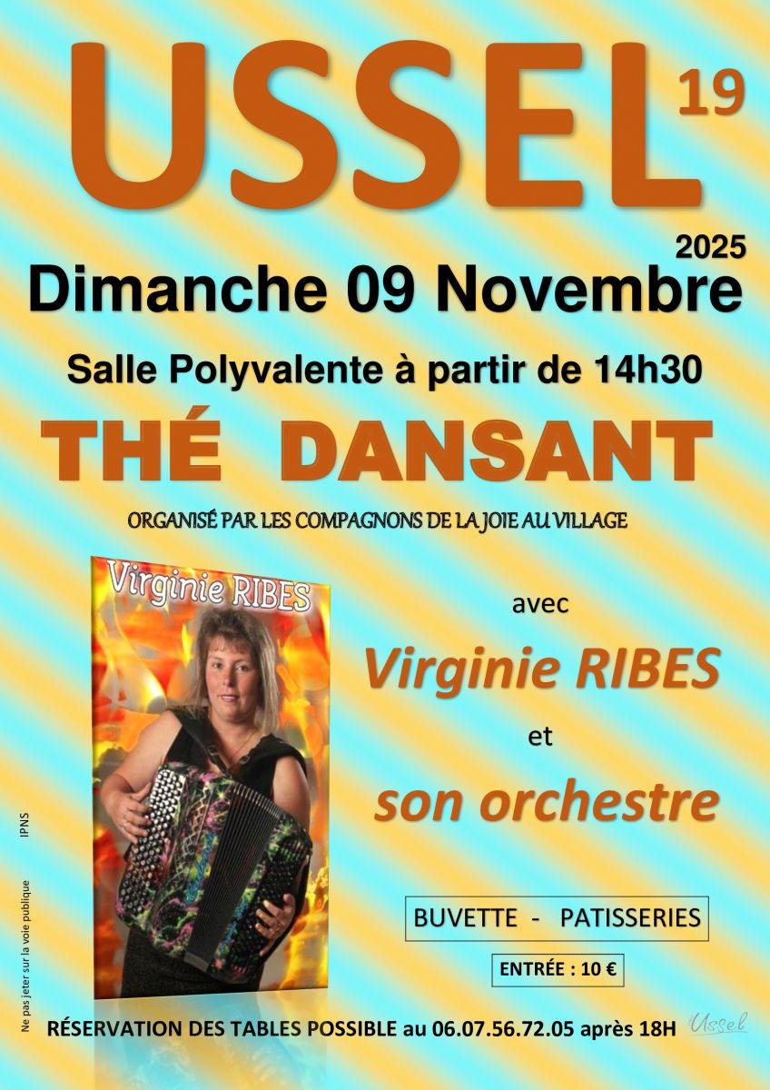 Thé dansant Virginie Ribes et son orchestre