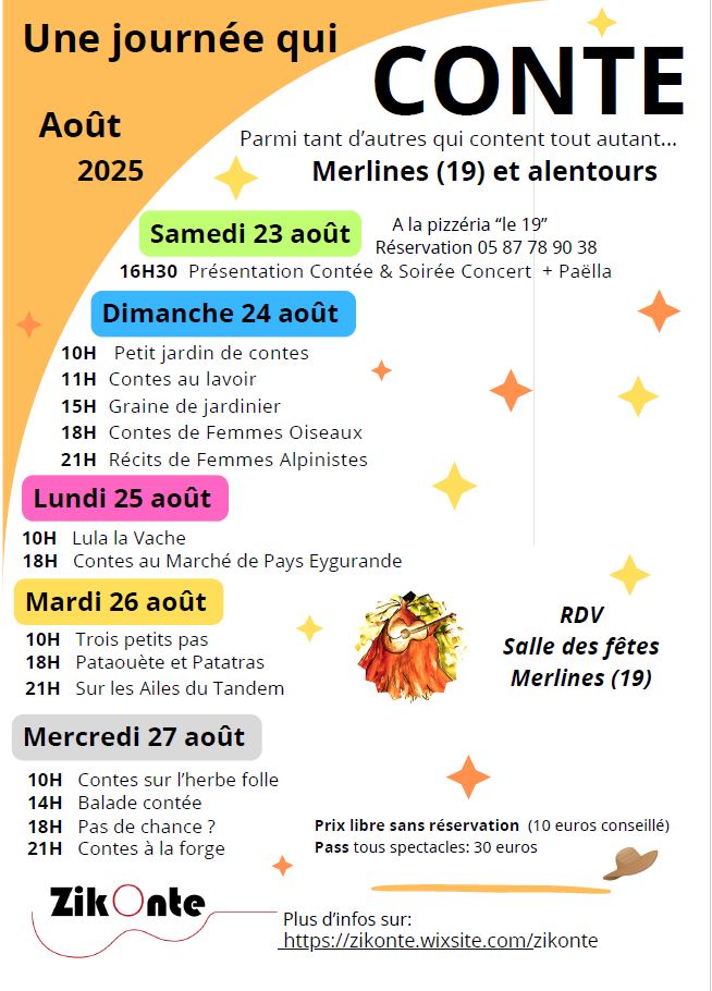 Une Journée qui Conte parmi tant d'autres qui  ...