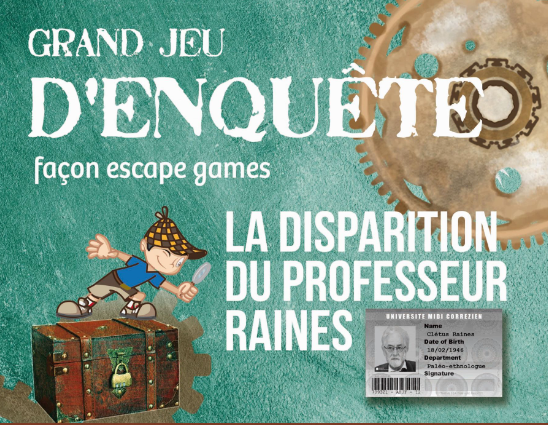 Jeu d'enquête en escape game : la disparition  ...