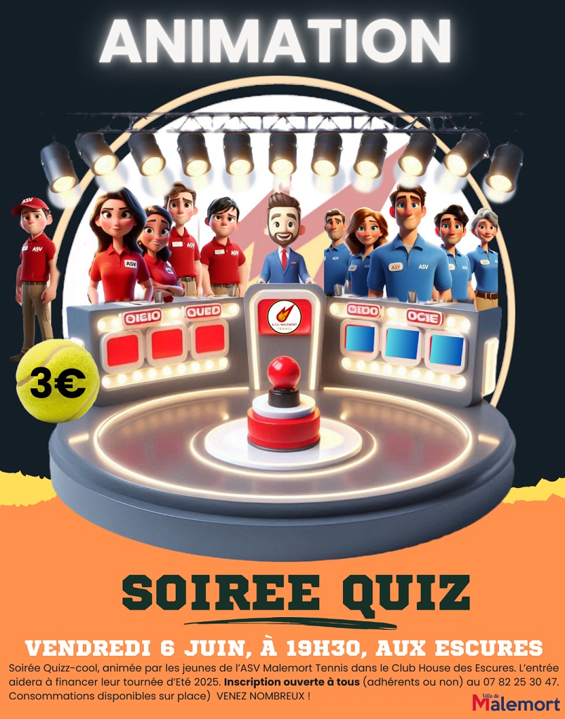 Animation : soirée quizz
