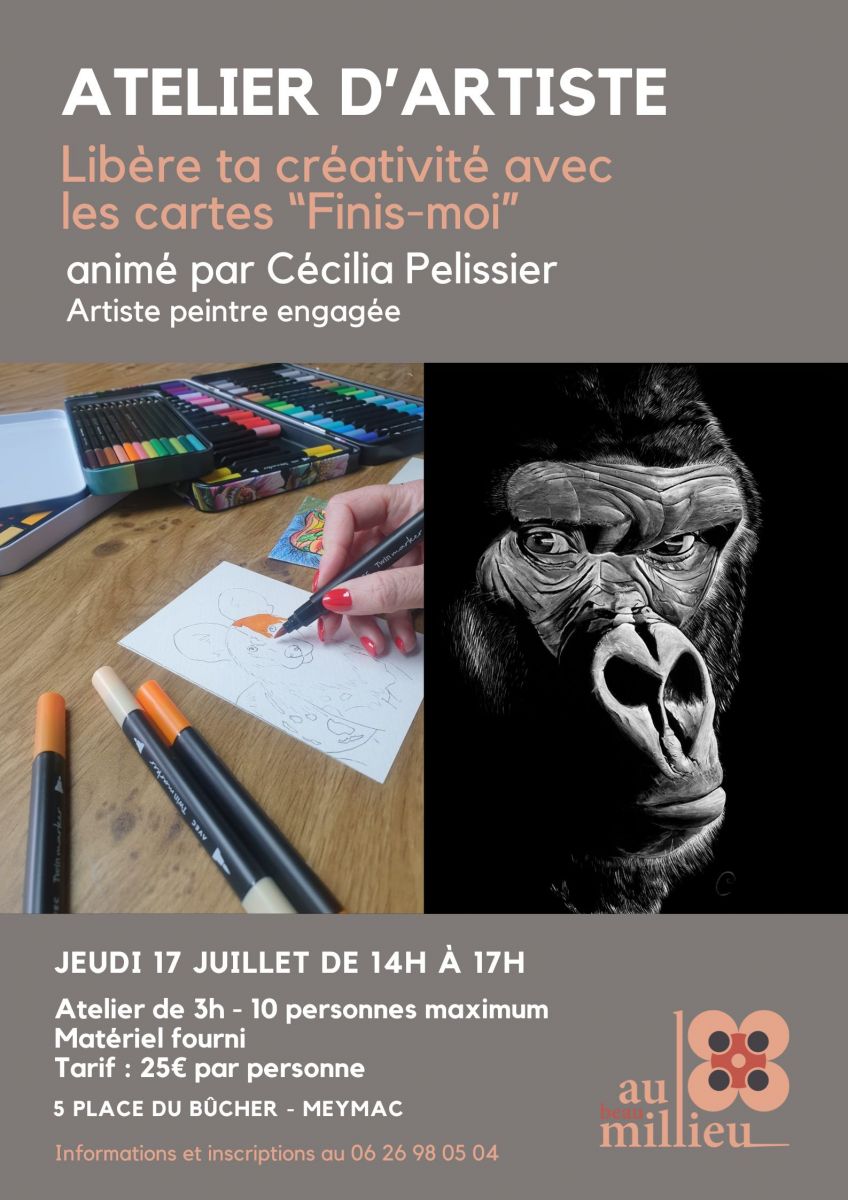 Atelier d'artiste libère ta créativité avec le ...