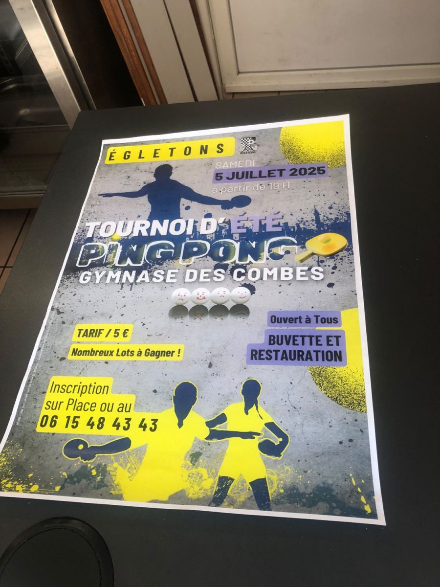 Tournoi de ping-pong