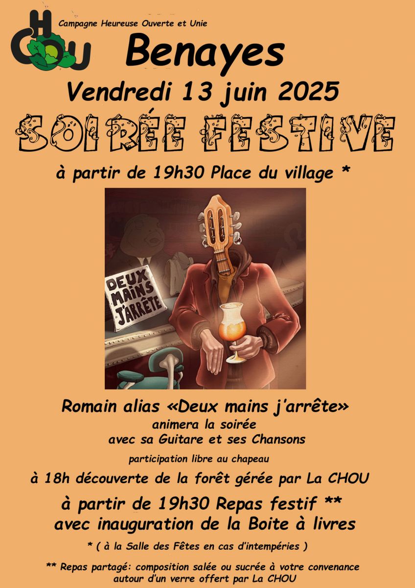 Soirée festive à Benayes