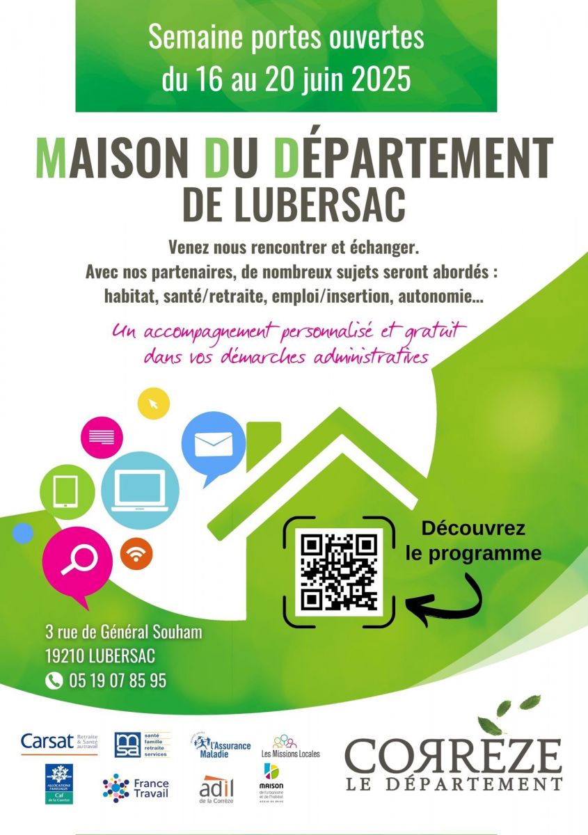 Semaine portes ouvertes Maison du Département