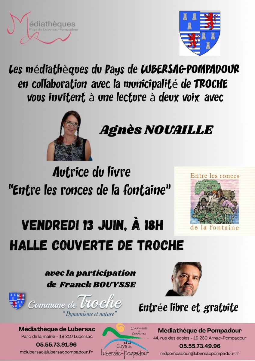 Lecture à deux voix avec Agnès Nouaille