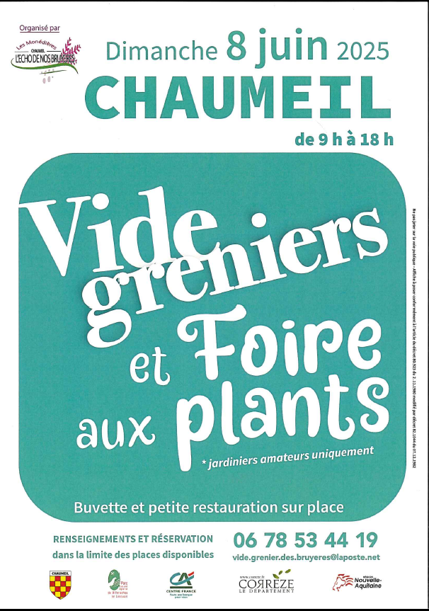 Vide-greniers et foire aux plants