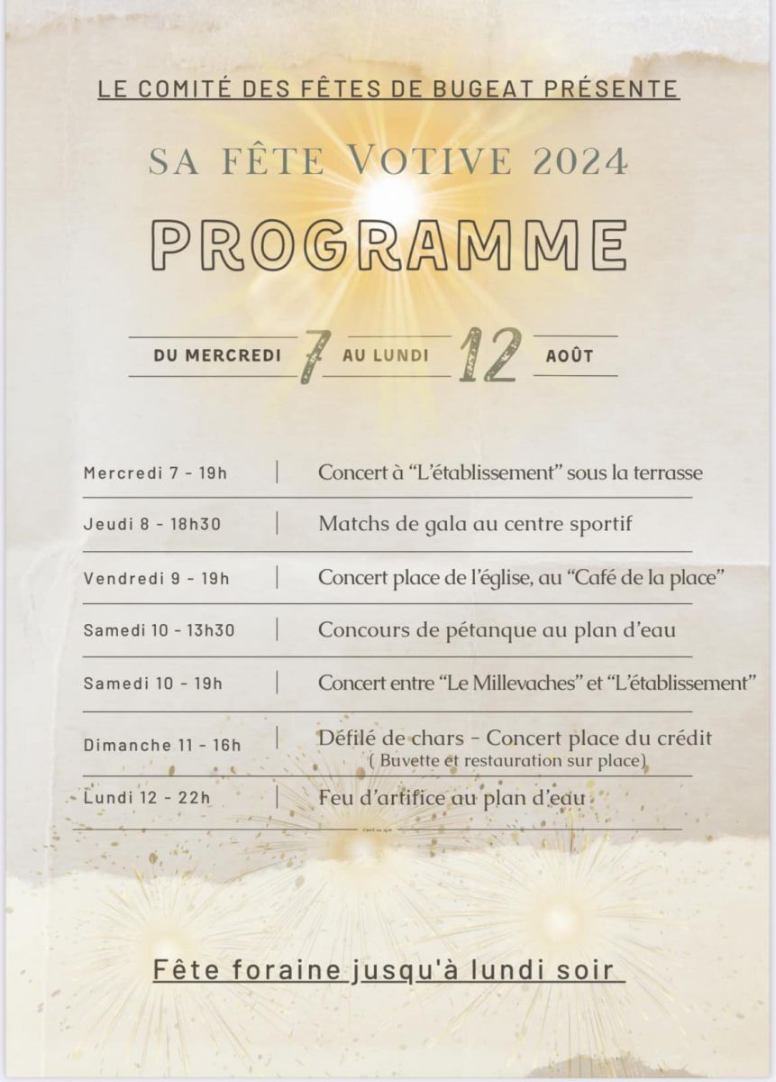Fête de Bugeat