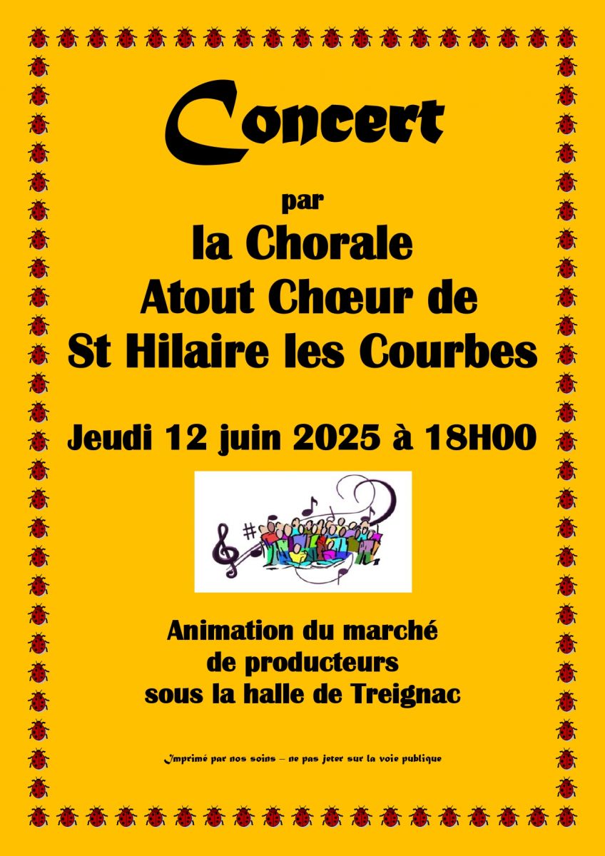 Concert par la Chorale Atout Choeur