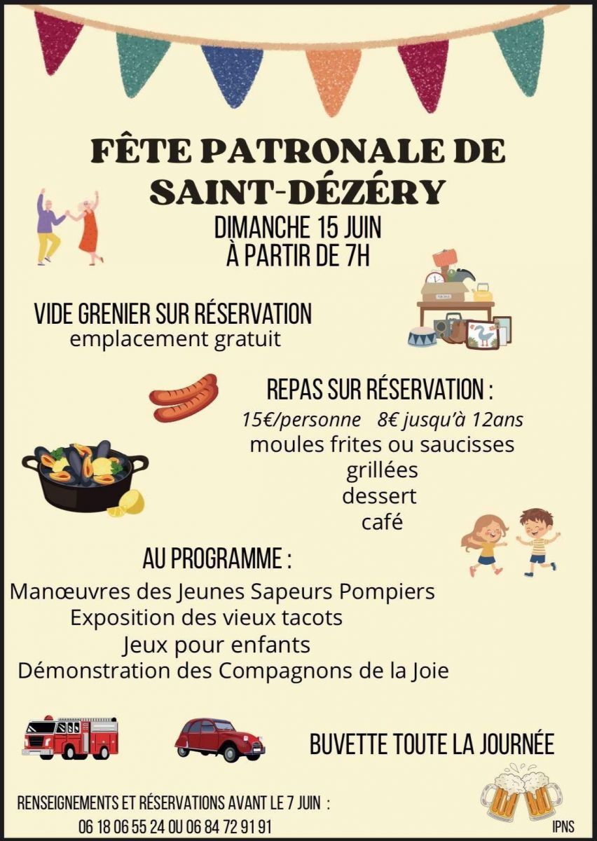 Vide-greniers Saint-Dézéry