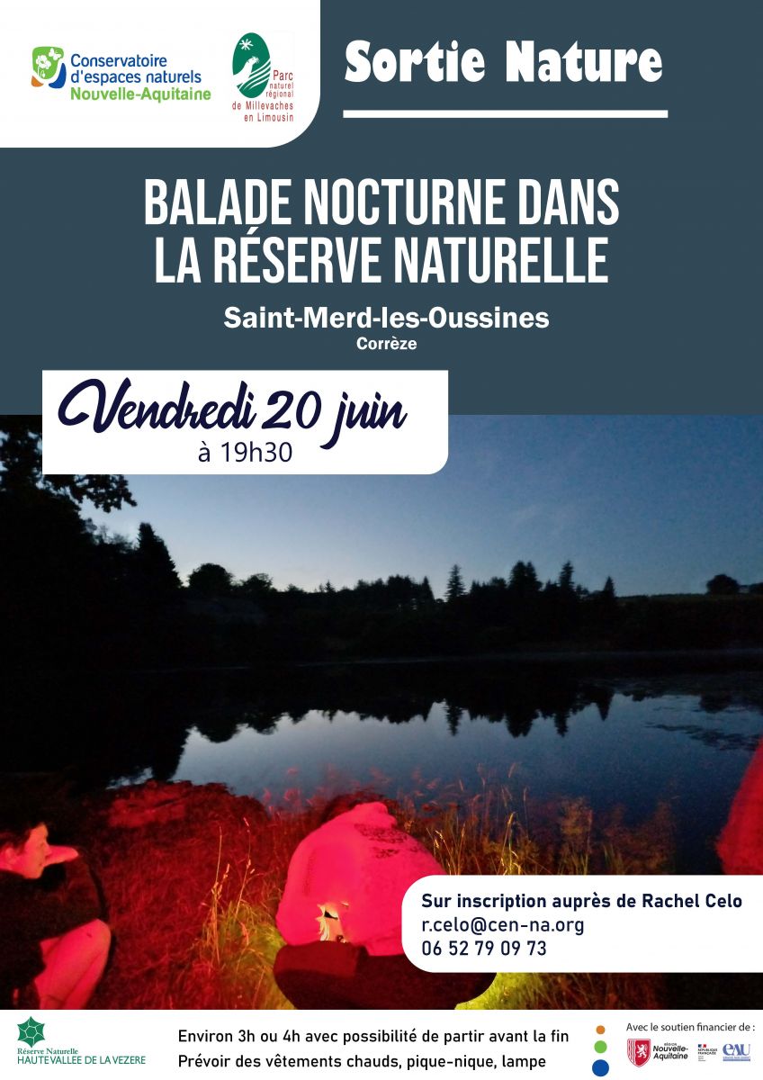 Balade nocturne dans la réserve naturelle