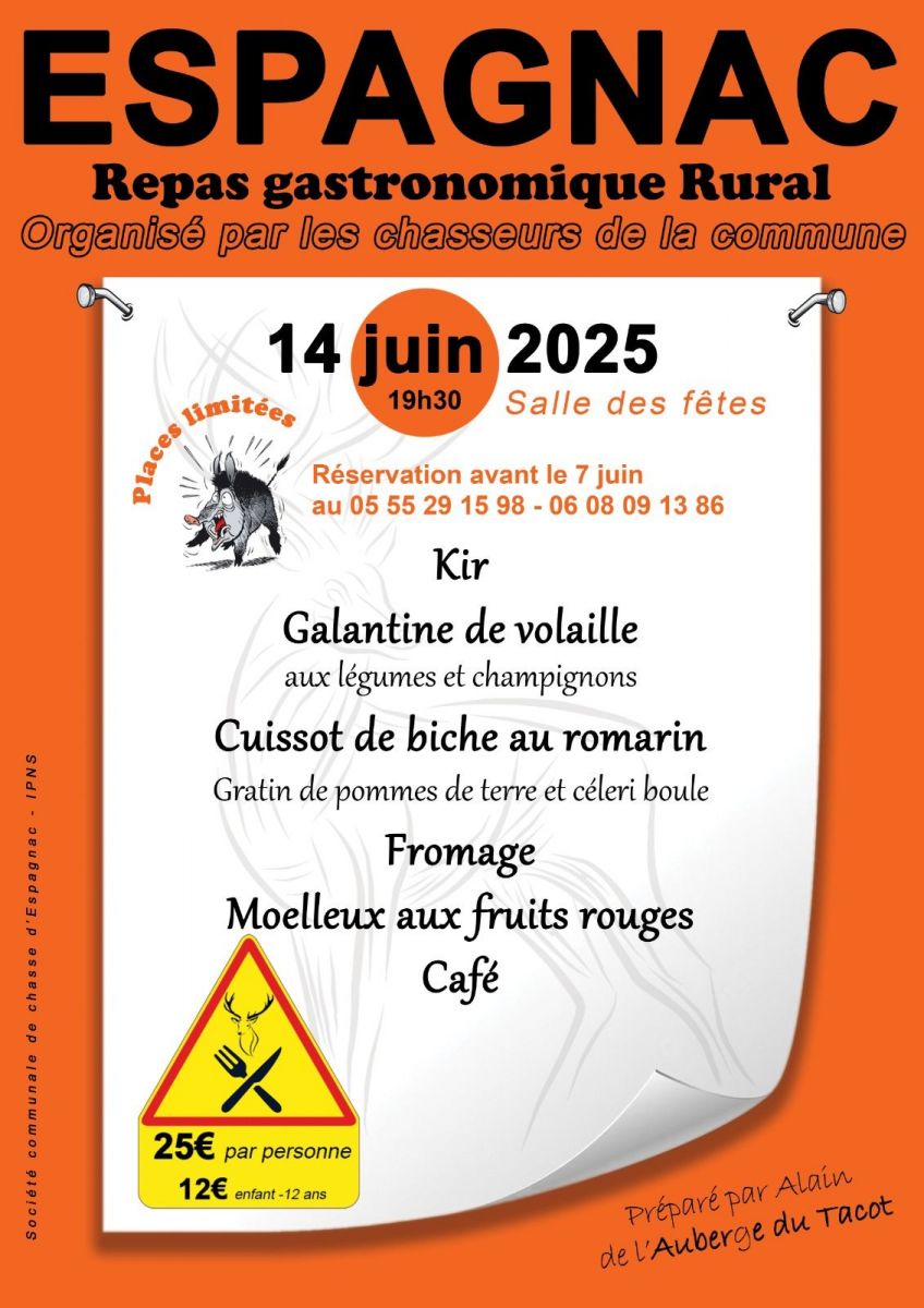 Repas gastronomique rural
