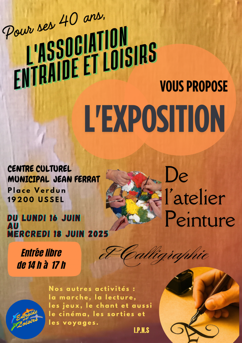 Exposition Atelier peinture et calligraphie