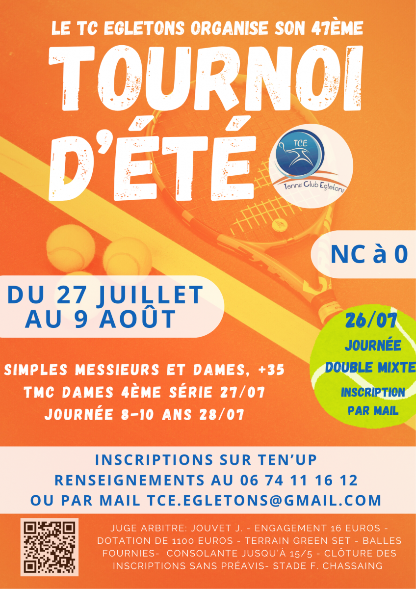 Tournoi d'été - tennis