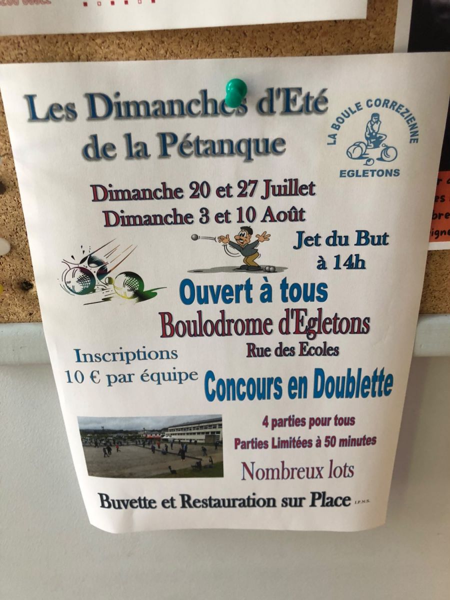Les dimanches d'été de la pétanque