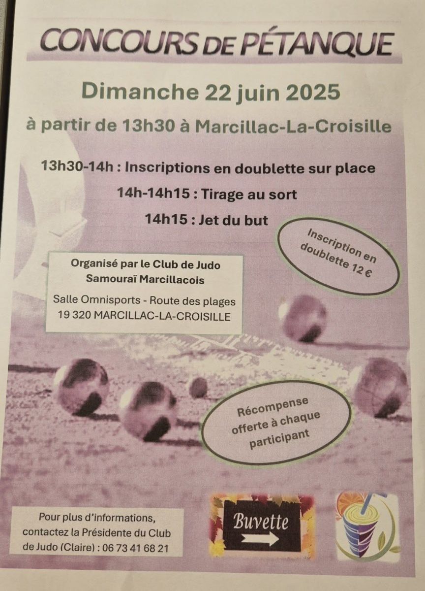 Concours de pétanque