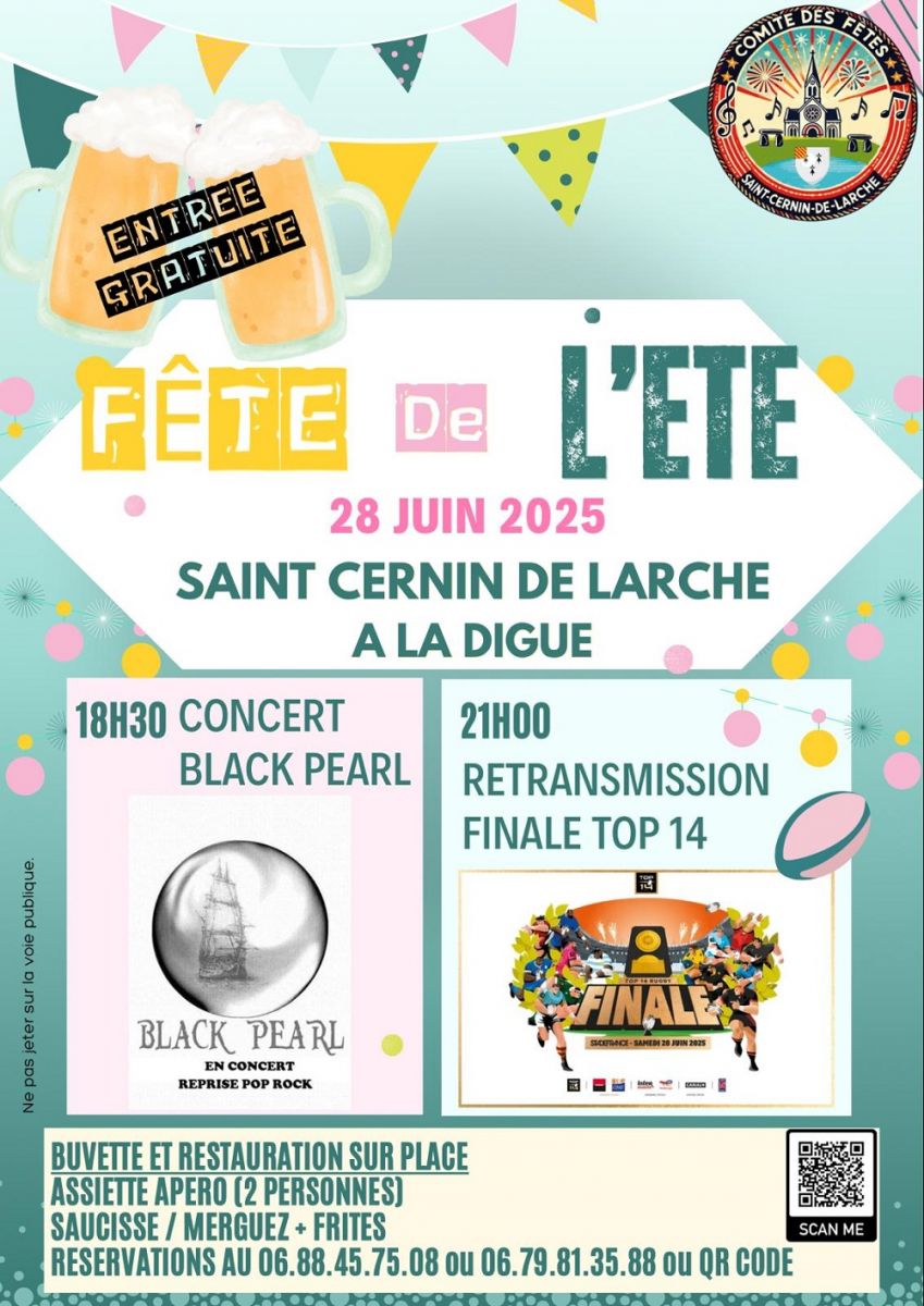 Fête de l'Eté à Saint Cernin de Larche