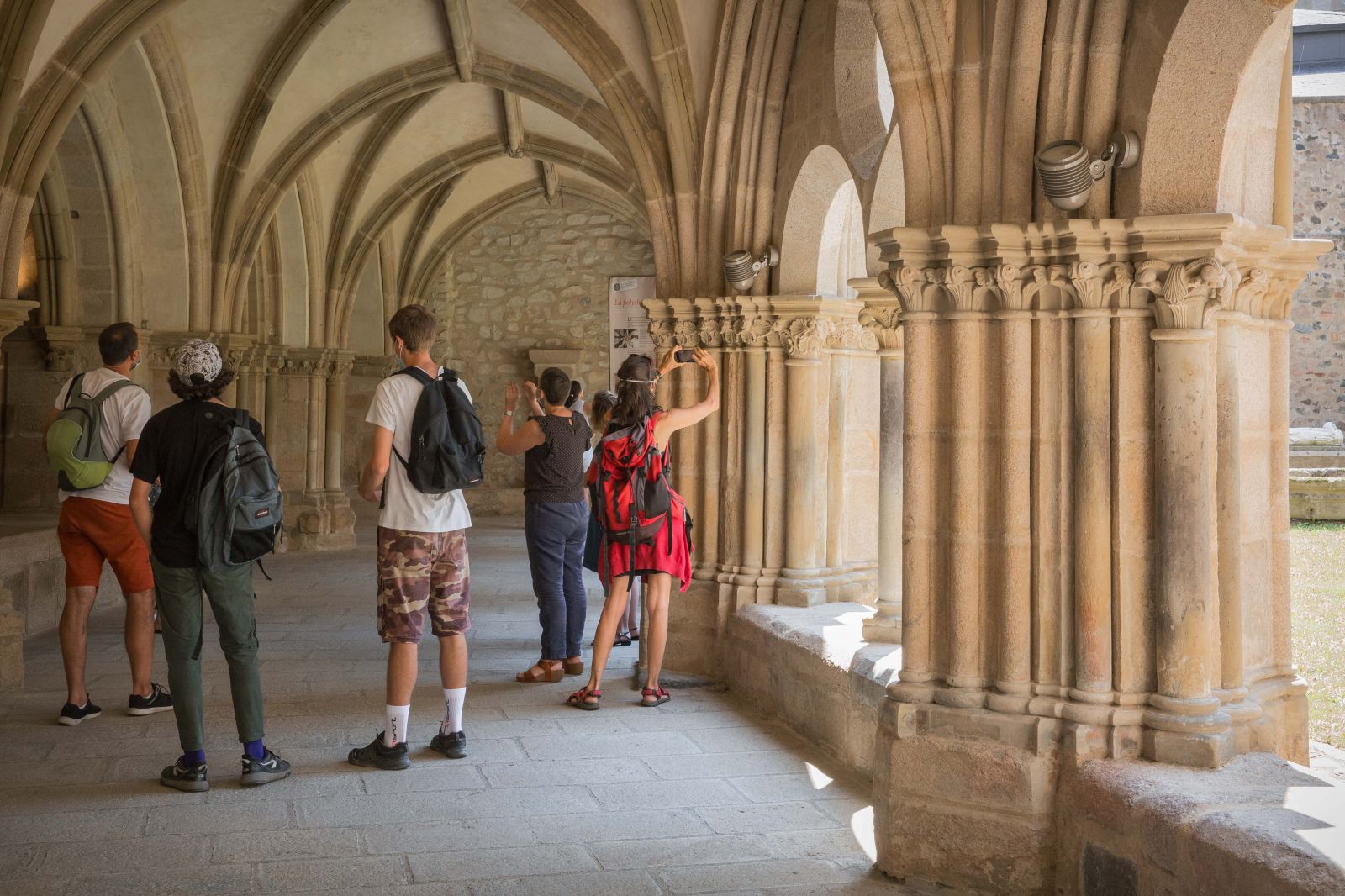 Ouverture du cloître