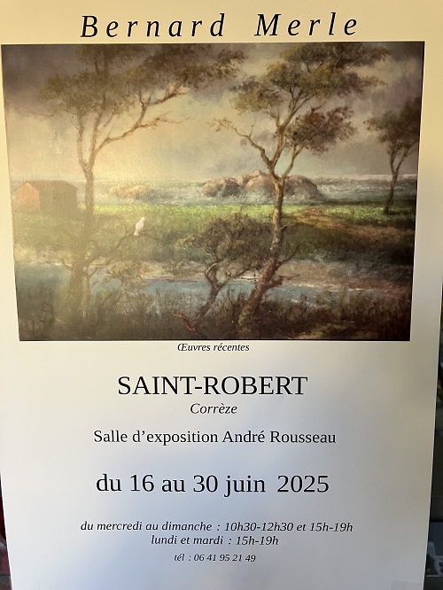 Exposition du peintre Bernard Merle