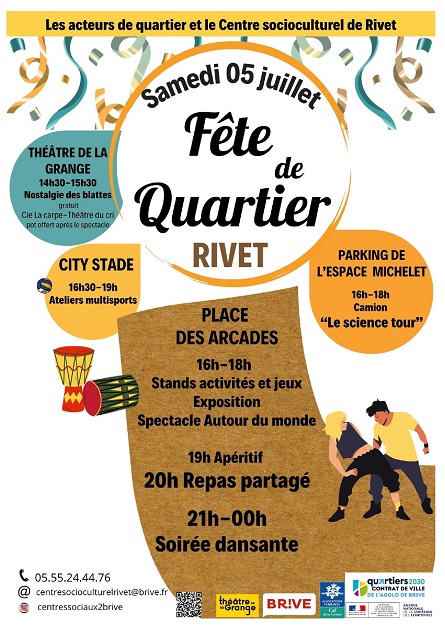 Fête du Quartier Rivet (Place des Arcades)
