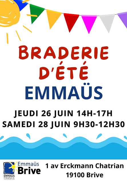 Braderie d'été (Emmaüs Brive)