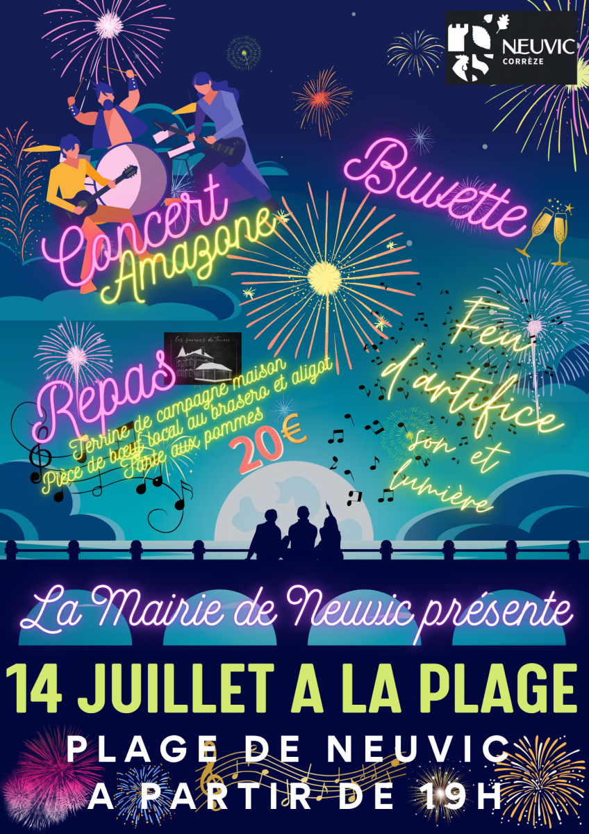 Feu d'artifice et animations